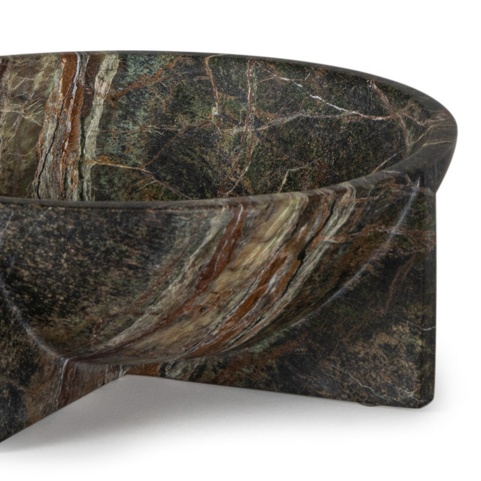 Tribune Marble Bowl Small, Green