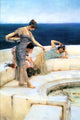 Sir Lawrence Alma-Tadema Silver Favourites, 18"x27" Gallery Wrapped Canvas