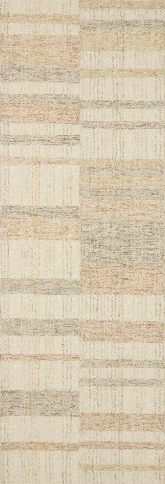 Chris Loves Julia x Loloi Chris Natural / Multi 7'-9" x 7'-9" Square Area Rug