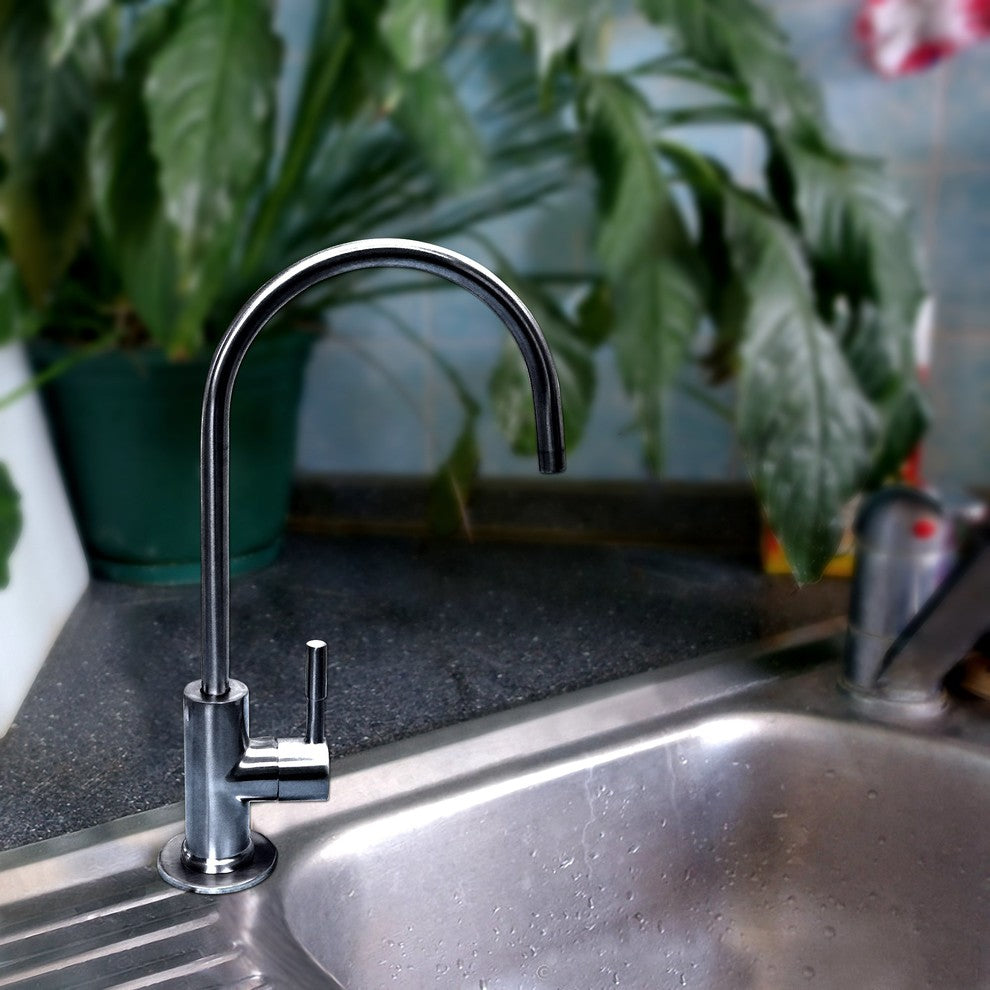 Ronaqua Water Filter Purifier Faucet European Style (Brushed Nickel)