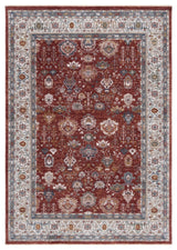 Safavieh Lauren Ralph Lauren Collection LRL1400 Rug, Red/Ivory Blue, 5'x7'