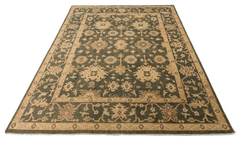 100% Fine Wool Hand Knotted Raven Vernon VN-05 Area Rug by Loloi, 2'x3'