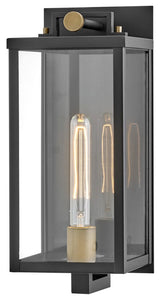 Hinkley Catalina Medium Wall Mount Lantern, Black
