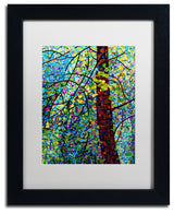 'Pine Sprites' Matted Framed Canvas Art by Mandy Budan