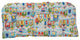 42"X19" U-Shaped Patterned Polyester Tufted Settee/Bench Cushion, Baycove Hut