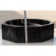 Toros Black Marble Octagon Vessel Sink Bowl Polished (D)16" (H)5"