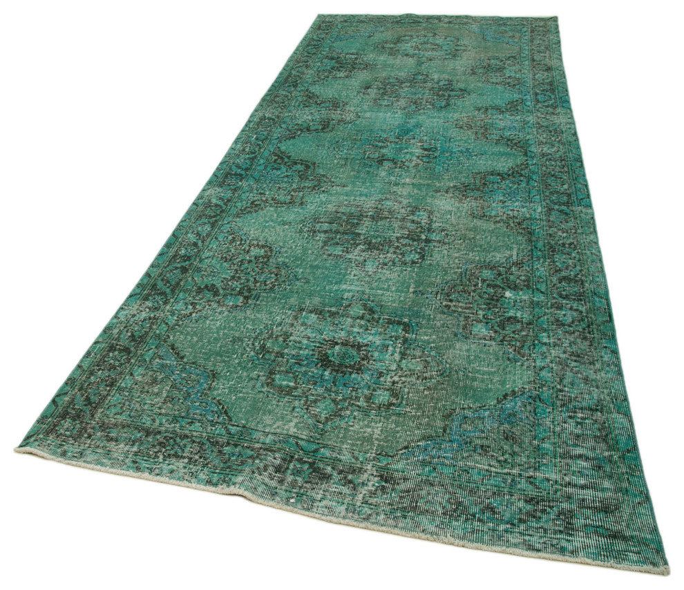 Rug N Carpet - Handwoven Oriental 4' 10" x 12' 6" Vintage Runner Rug