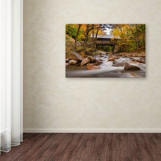 Blanchette Photography 'The Flume Bridge' Canvas, 19"x12"