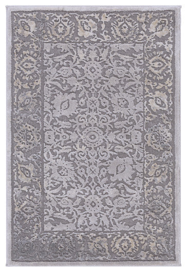 Surya Tibetan TBT-2302 5'3"x7'7" Rug, Taupe/Medium Gray/Ivory