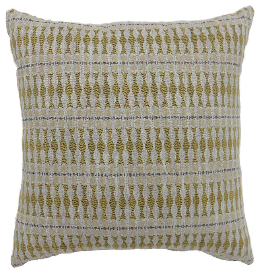 Benzara BM177981 Contemporary Style Traditionally Set of 2 Throw Pillows, Yellow
