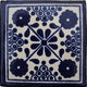 4.2x4.2 9 pcs Blue Damasco Talavera Mexican Tile