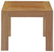 Lounge Coffee Side Table, Square, Brown Natural, Wood, Modern, Outdoor Patio
