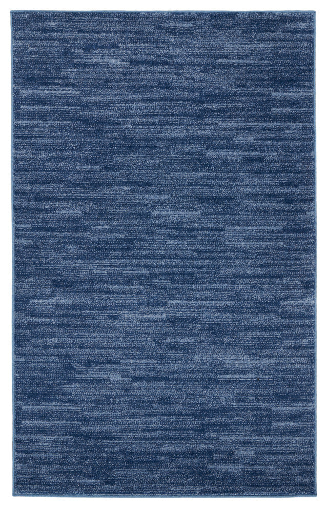 Nourison Essentials 3' x 5' Navy Blue Outdoor Area Rug