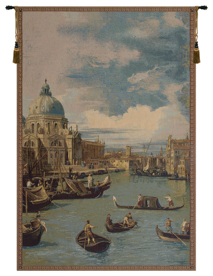 Saint Mary of Health And The Grand Canal Vertical, Wall Tapestry, 34"x24"