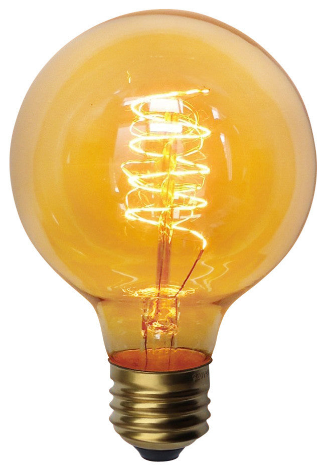 Dimmable Spiral Loop 60 Watt Edison Bulb, E26 Base