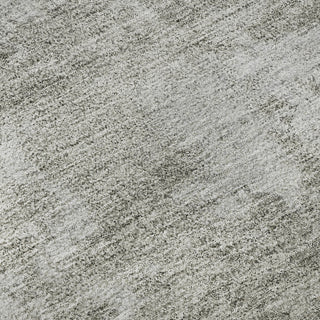 Premium Machine Washable Mayfield AMF626 Gray 8' x 8' Round Rug
