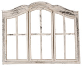 Bayview Architectural Farmhouse Window, Rustic, 31x26", Vintage White
