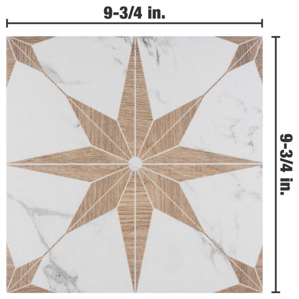 Llama Stella Loire Noce Porcelain Floor and Wall Tile Sample
