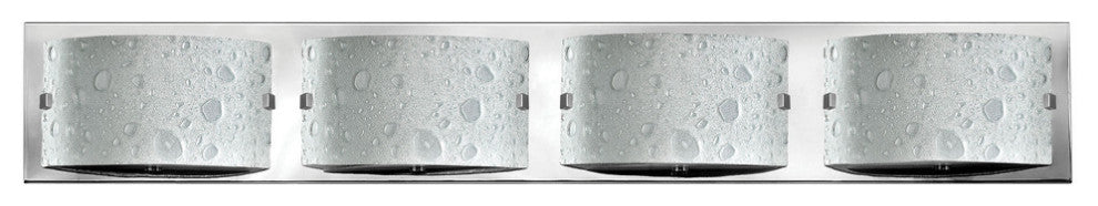 Hinkley Daphne Four Light Vanity, Chrome