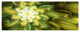 Dance of Yellow Fractal Petals, Floral Canvas Art Print, 70"x28", 6 Panels