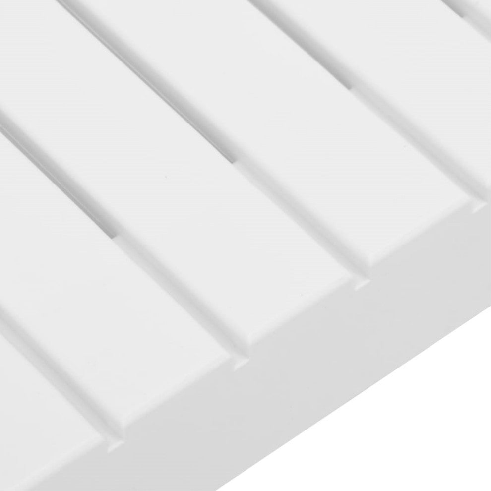 Vidaxl Garden Lounge Table Plastic White