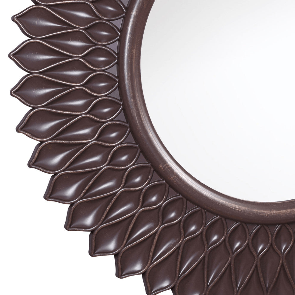 Bronze Round Accent Mirror