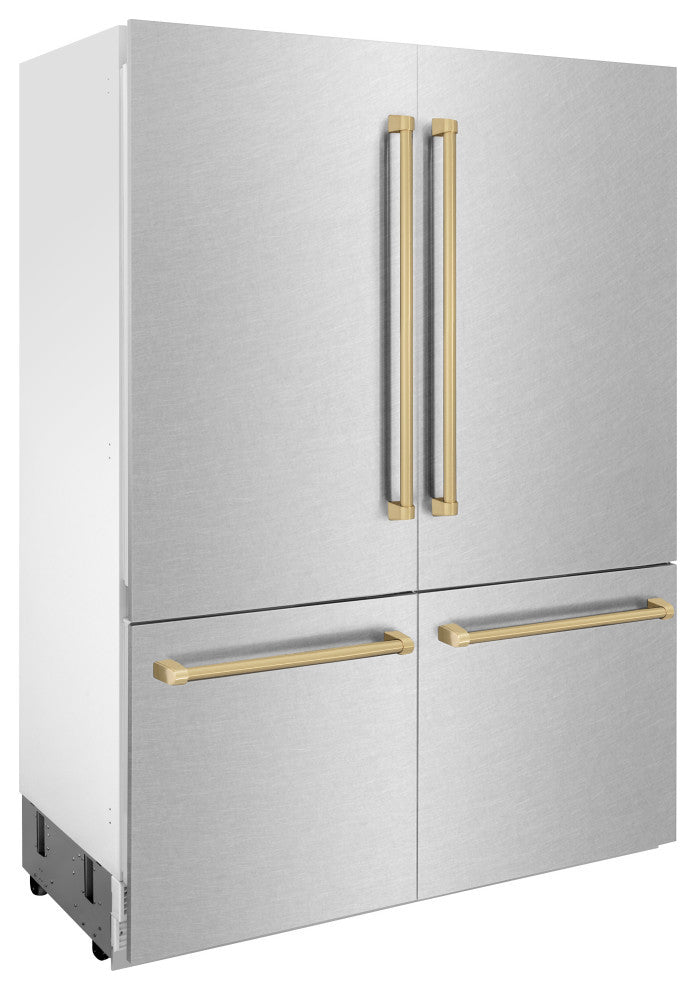 Refrigerator With Internal Water and Ice Dispenser, Durasnow RBIVZ-SN-60-CB