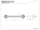 Kingston Brass Satin Nickel Georgian 18" Decorative Grab Bar DR910188