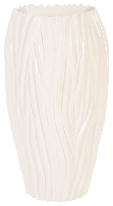 Alon Planter, Gel Coat White