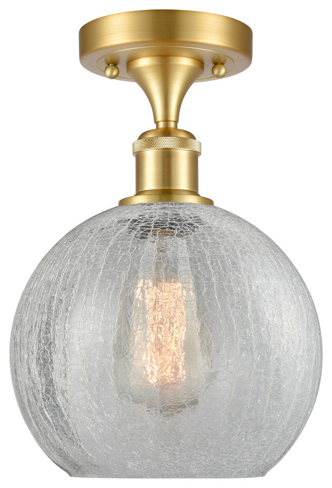 Innovations Lighting 516-1C-SG-G125-8 Athens 1 Light 8" Semi-Flush Mount