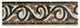 Marble Mosaic Border Listello Tile Garden Emperador 4.7x15.7 Polished, 1 piece