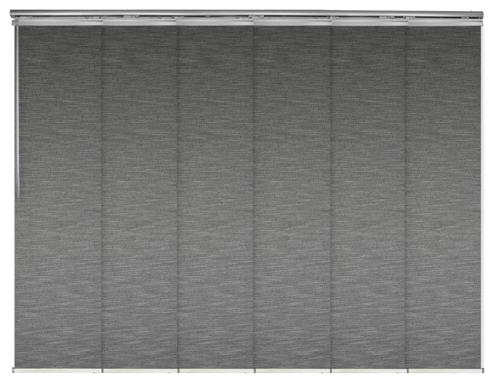 Talha 6-Panel Track Extendable Vertical Blinds 98-130"W