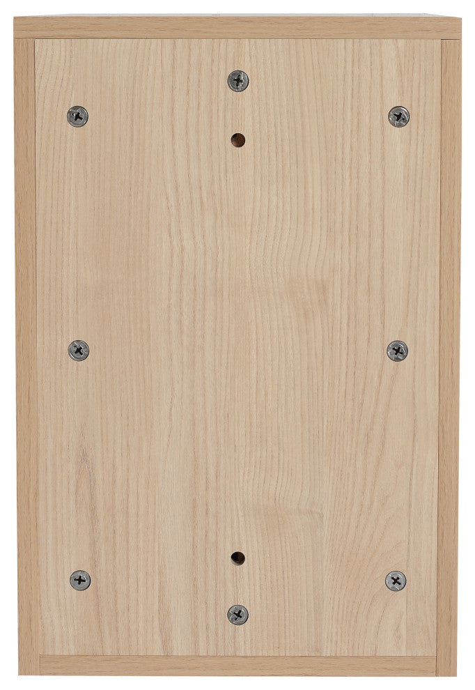 GDF Studio 40" Wall-Mounted Bathroom Vanity, Ceramic Sink & Soft-Close Doors