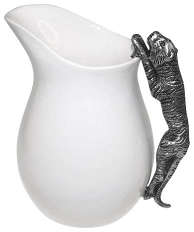 Elegance Ceramic Water Pitcher With Tiger Handle