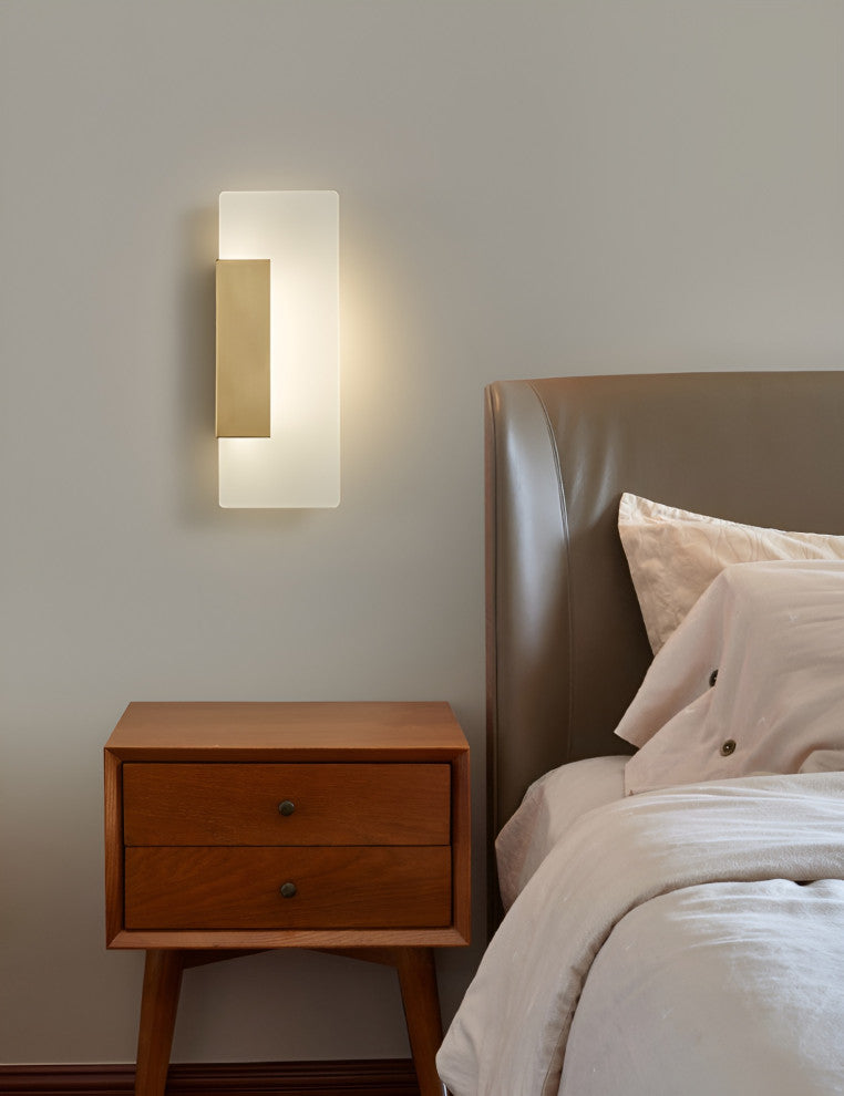 Modern LED Wall Lamp Ultra Thin for Living Room, Bedroom, B, Cool Light