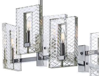 Maxim 38015 Suave 8 Light 34" Linear Chandelier - Polished Nickel