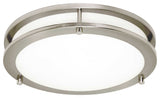 Generation Lighting 7650893S Mahone 15"W LED Flush Mount Drum - Painted Brushed