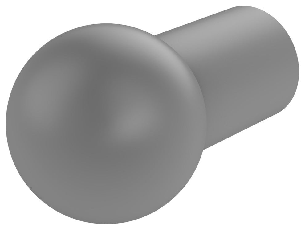 1" Cabinet Knob, Matte Gray
