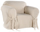 Classic Slipcovers Cotton Duck 1-Piece Chair Slipcover, Natural