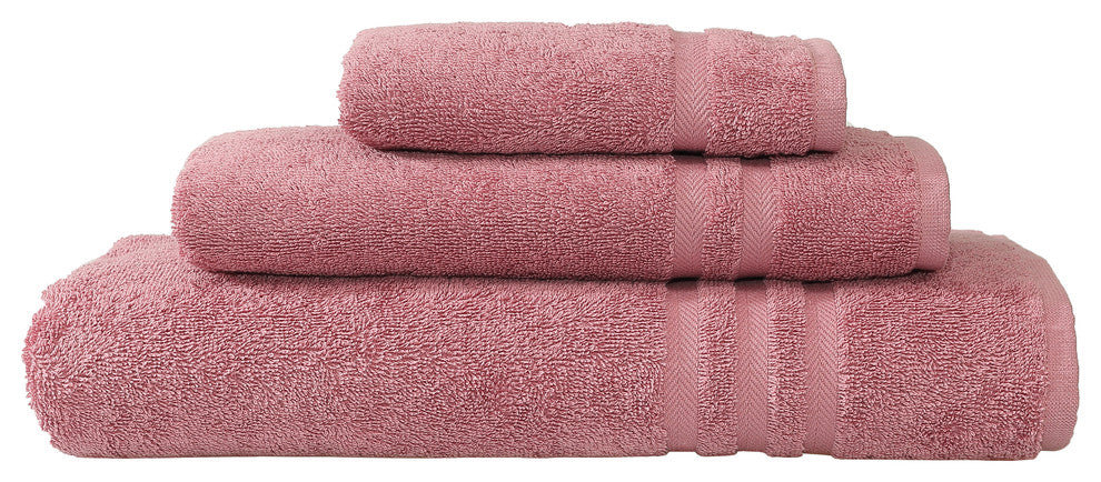 Denzi Towel Set, Tea Rose, 3 Piece