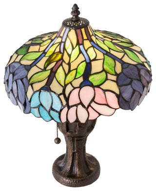 Meyda Lighting 224040 17" High Wisteria Table Lamp