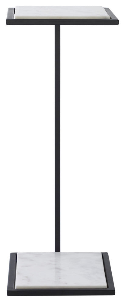 Danica Matte Black Side Table