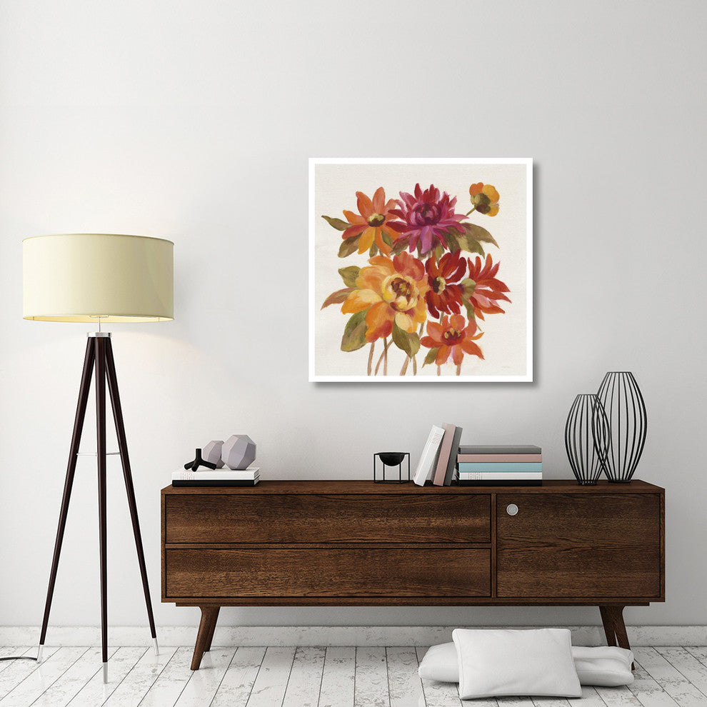 "English Garden I" Digital Paper Print by Silvia Vassileva, 38"x38"