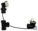 Ball Joint Head ABS 45" Cable Drive BW&O, Polished Nickel