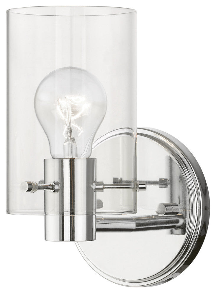 Munich 1 Light Polished Chrome Single Sconce