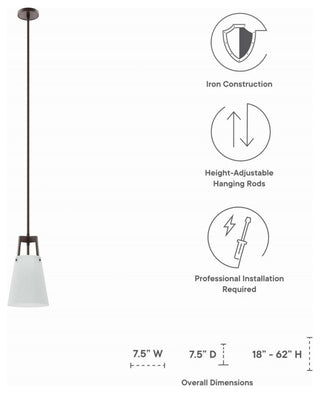 Ceiling Pendant Light Fixture, Black Bronze, Mid Century Kitchen Bistro Cafe