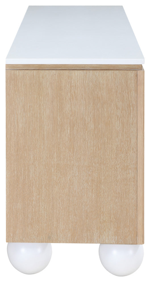 Cardiff Sideboard/Buffet, Natural/White
