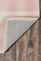 Momeni Marlborough Hand Woven Wool Area Rug, Pink, 5'x8'