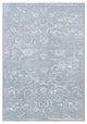 Contempo Traditional White, Pale Blue Area Rug, 5'3"x7'6"