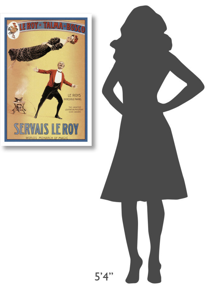 "Magicians: Servais LeRoy: World's Monarch of Magic" Print, 22"x32"